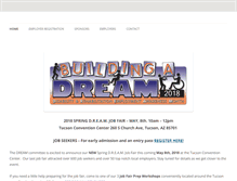 Tablet Screenshot of dreamjobfair.org